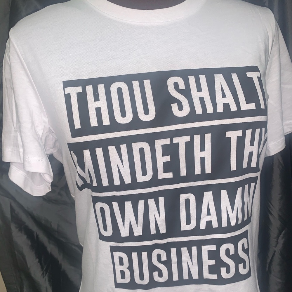 Mindeth Thy Own Tee - Picture 3 of 3